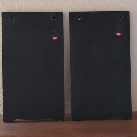 Vintage Style Wood Asian Wall Decor Set of Two - Picture 7 of 9